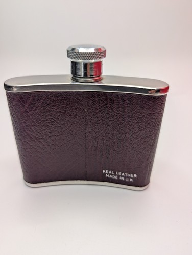 Vintage leather 4oz hip - vintage,