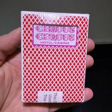 Vintage Circus Circus Hotel Casino Playing Cards Deck Las Vegas Nevada Blackjack