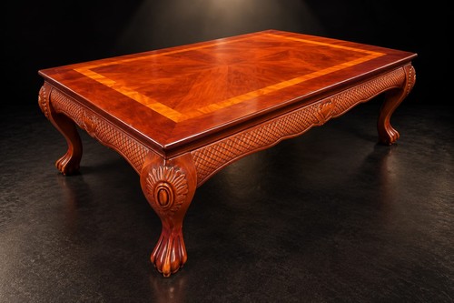 Vintage style mahogany coffee - vintage,
