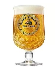 1 x Birra Moretti Sale Di Mare Pint Glass 20oz Brand New Free Postage