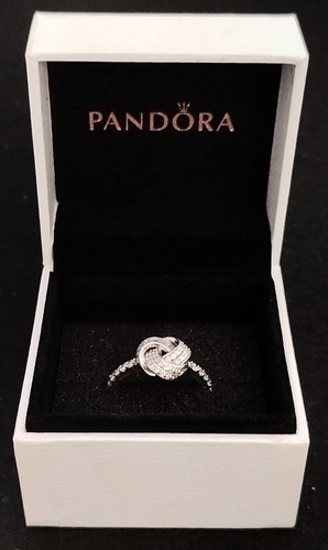 Pandora love knot ring size - love,