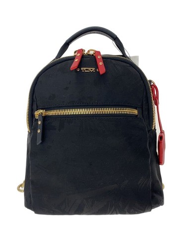 Tumi backpack black nylon - tumi, red