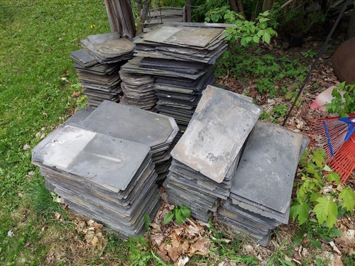 Slate roof shingles - roof,