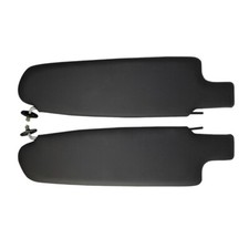 Sun Visor Pair Vinly Black For