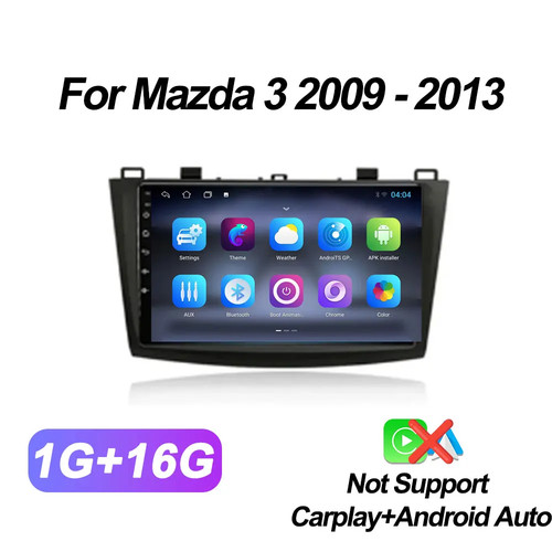 Din car radio - din, mazda