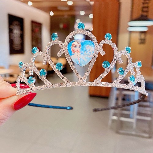 Girls frozen blue rhinestone - girls,