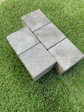 CHARCON ANDOVER SILVER GREY GRANITE, BLOCK PAVING, EDGING 100x100x80mm 30p!!!