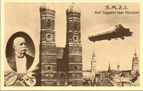 Graf zeppelin over munich - graf,