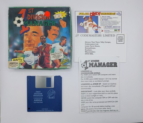 Amiga 1st division - amiga, manager