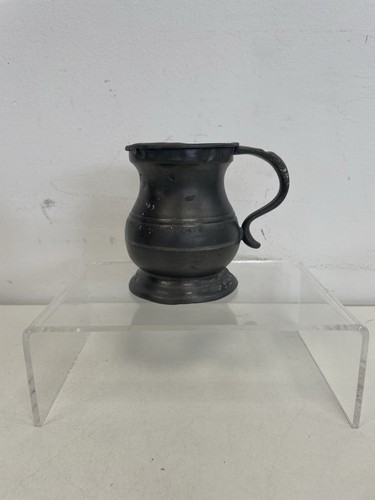 Antique pewter gill - 1,