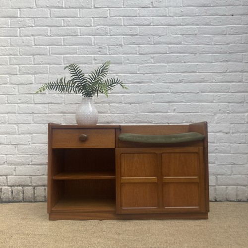 Vintage retro teak - teak, telephone