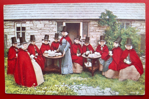 Vintage valentines postcard - vintage,