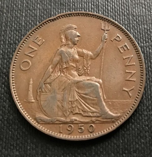 1950 king george one - vi, penny