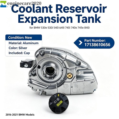 Aluminum coolant reservoir - aluminum,