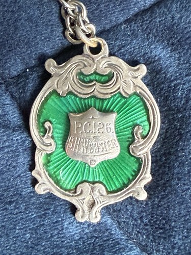 1908 sterling silver green - 1908,