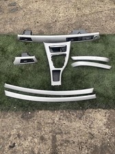 2006 pre LCI BMW E90 3 Series Dashboard Interior Trim Set Silver (Scratch) 10L.1