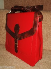 PRIMARK RED BROWN SATCHEL