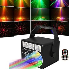 Disco Light W/Remote Control Dj Stage Lighting 360°Rotation For Bar Disco Party.