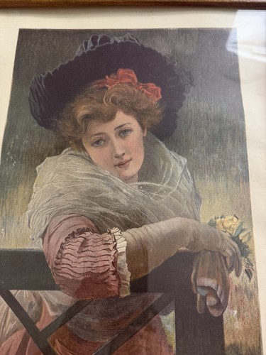 Antique edwardian lady - antique,