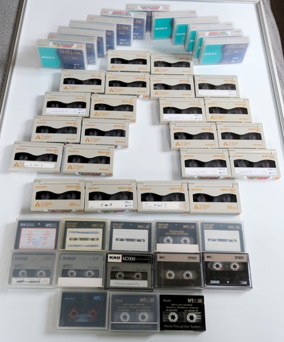 Digital data tapes joblot - data,