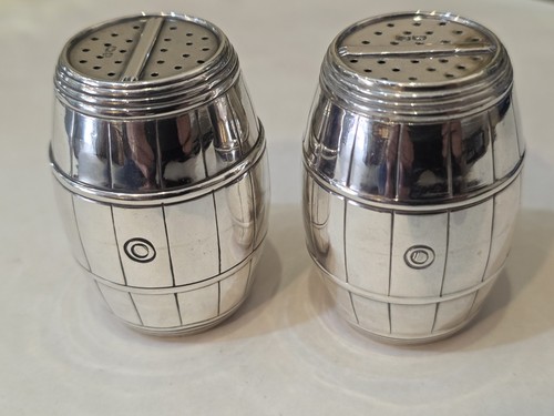 Pair sterling silver - pair,