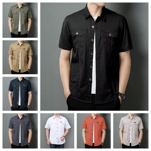 Mens lapel summer military - mens,