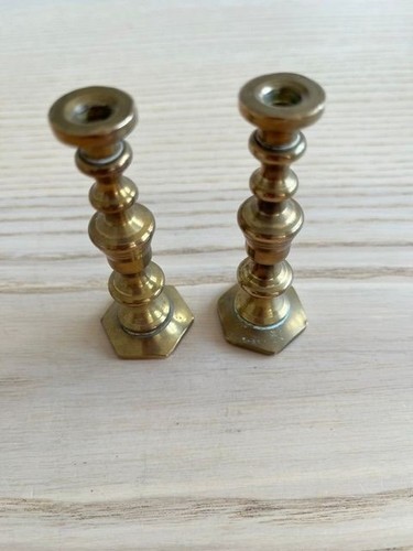 Pair mid c20th - pair, brass