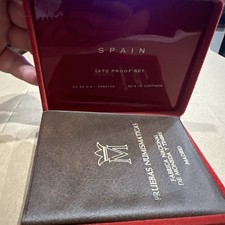 SPAIN 1972 PROOF SET 6 coins