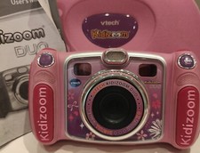 VTech Kidzoom Duo Camera in Pink for ages 3+, Original Case and User Manual