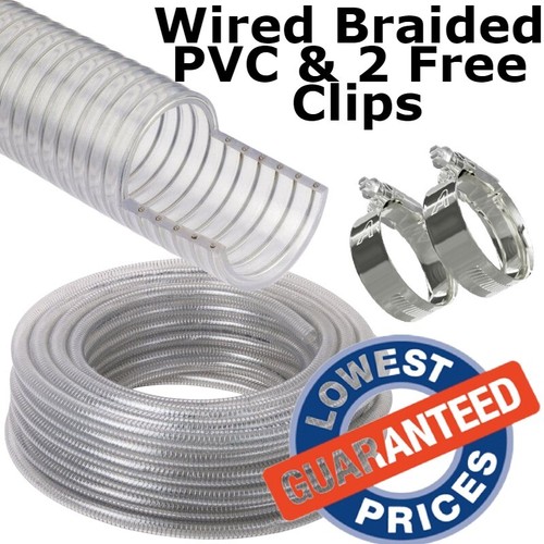 Pvc hose clear wire - clear,