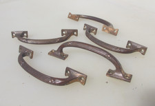 Vintage Bronze Drawer Pull Handle Sash Lift Old Antique 4"W - £6 each
