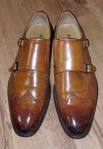 Aldo mens tan leather double - tan,