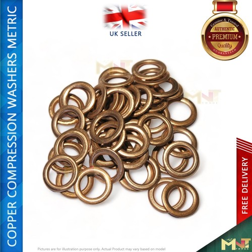 Copper compression washers - copper,
