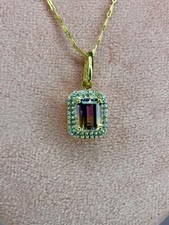 Ametrine Gold Pendant