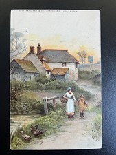 Village Scene Postcard