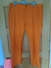 Golf Trousers - Calvin Klein Men's Golf Trousers W38 Orange.