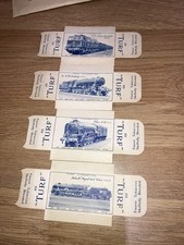TURF SLIDES CIGARETTE CARDS -BRITISH LOCOMOTIVES SERIES. 