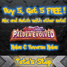 Pokemon Cards -  Scarlet & Violet -  Paldea Evolved - Holos & Reverse Holos