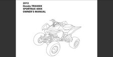 2013 Honda TRX400X SPORTRAX