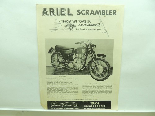 Ariel scrambler bsa motorcycle - bsa,