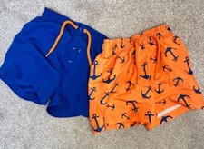 Matalan Swim Shorts x2. Blue &