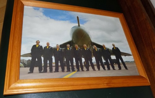 Framed photograph vulcan - framed,