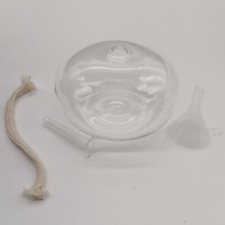 Clear Glass Oil Lamp
