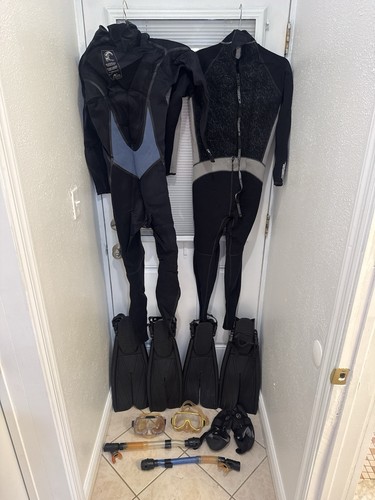 Scuba gear set - scuba, wetsuits