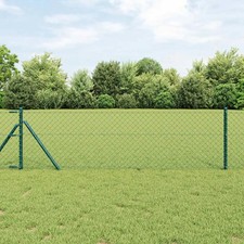 Chain Link Fence Green 10 x