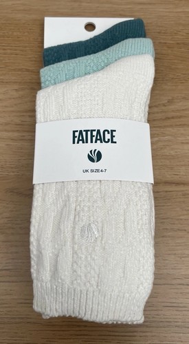 Womens fat face socks - fat, pairs