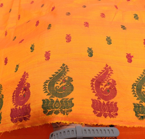 Sushila vintage yellow sari - vintage,