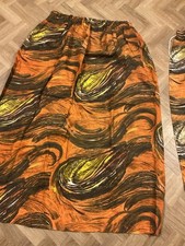 Vintage Pair Orange & Brown