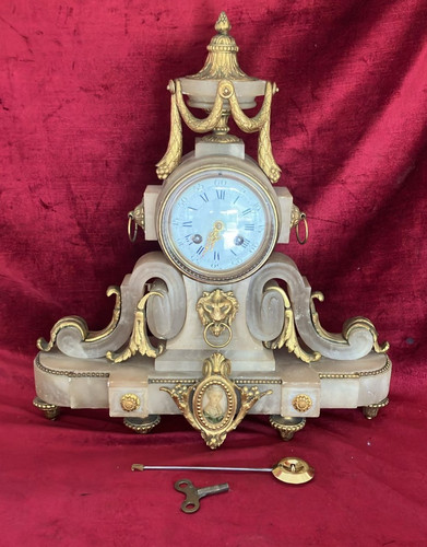 French antique striking mantle - antique,