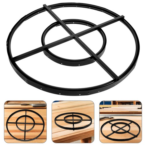 Sturdy black iron - black, circle